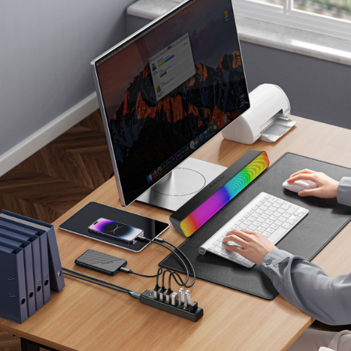 RGB Light Deep Bass Wireless Portable Speaker