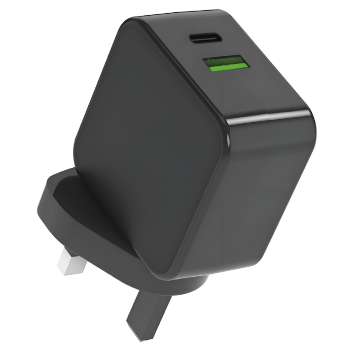 PhoneBits 65W Universal USB-C & USB-A Laptop Charger with 12 Different Tips