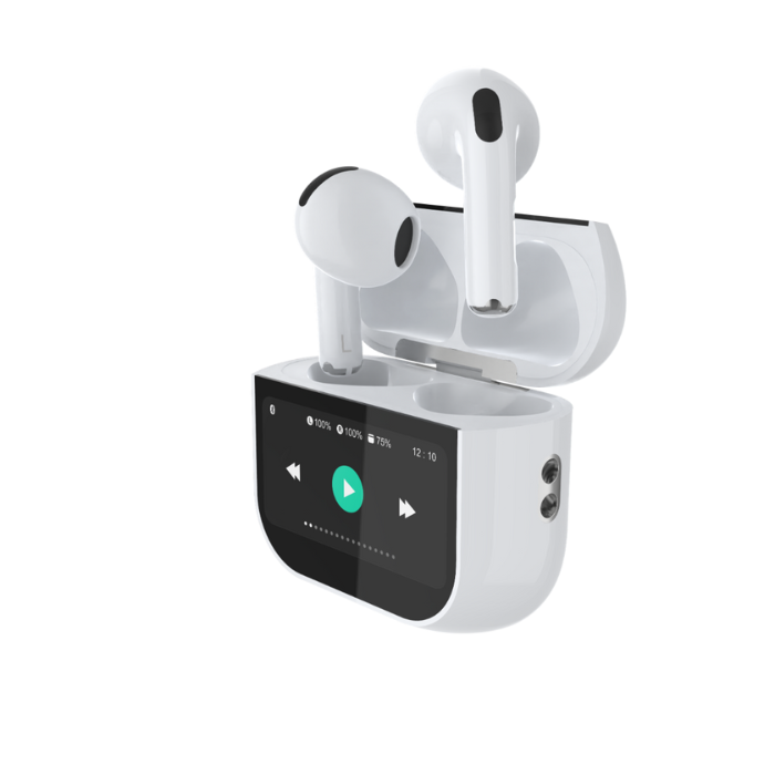 PhoneBits ProSound Wireless Earbuds with LCD Touch Screen