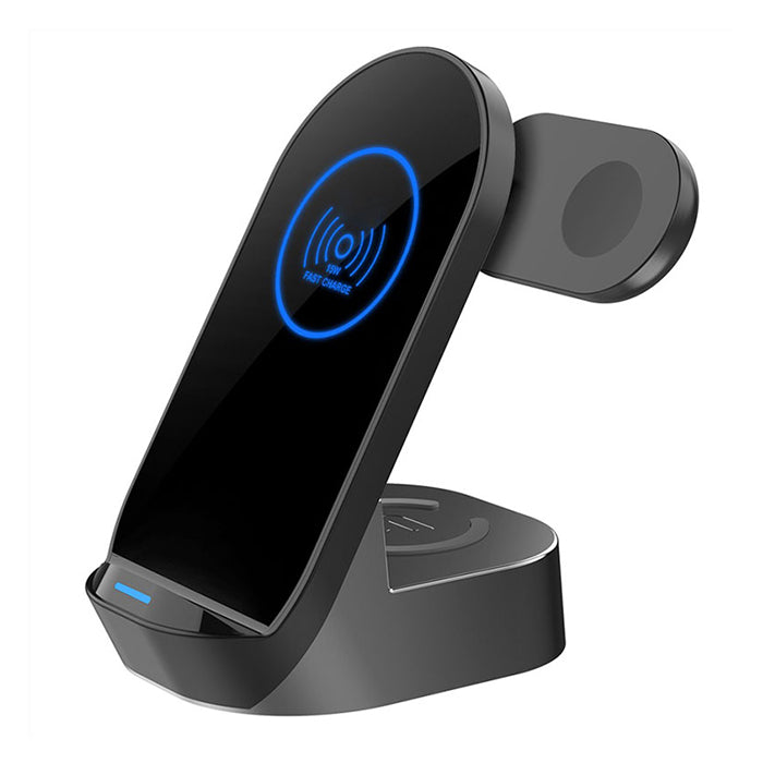 Budi 3 in 1 Magnetic Wireless Charging Stand, Portable Wireless Charging Station