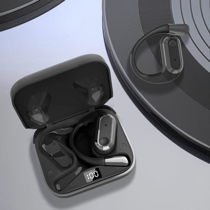 Bluetooth-oortelefoons, draadloze hoofdtelefoons met LED-display, draadloze oordopjes
