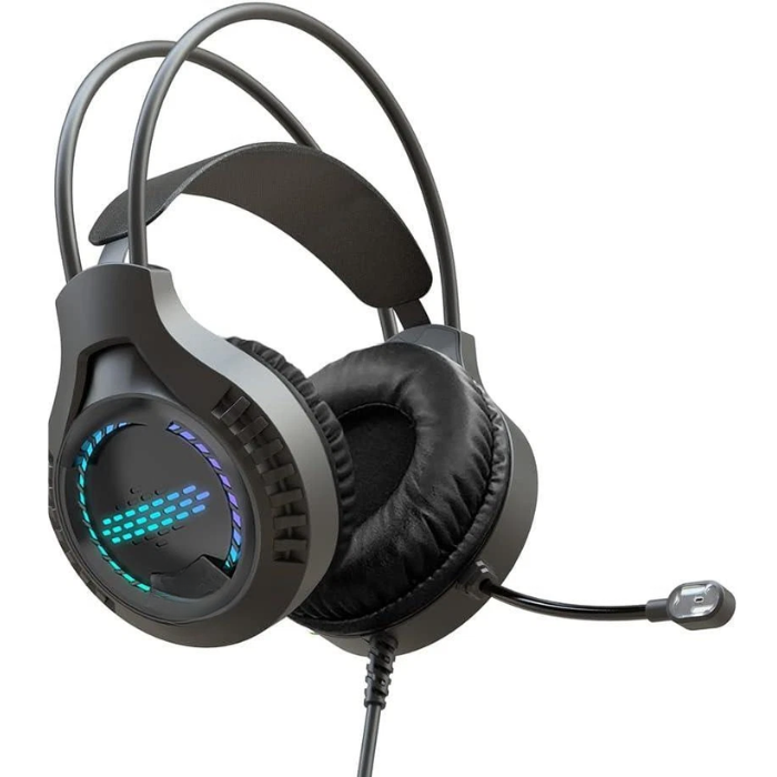 Wired Gaming Headset - Black: Lightweight, Immersive Sound