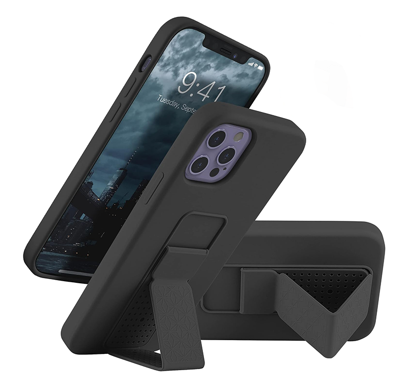 TPU Silicone Rear Case With Built-in KickStand