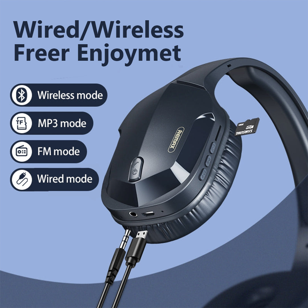 Remax Latest Wireless Bluetooth Heavy-Bass Gaming Over-Ear Headset