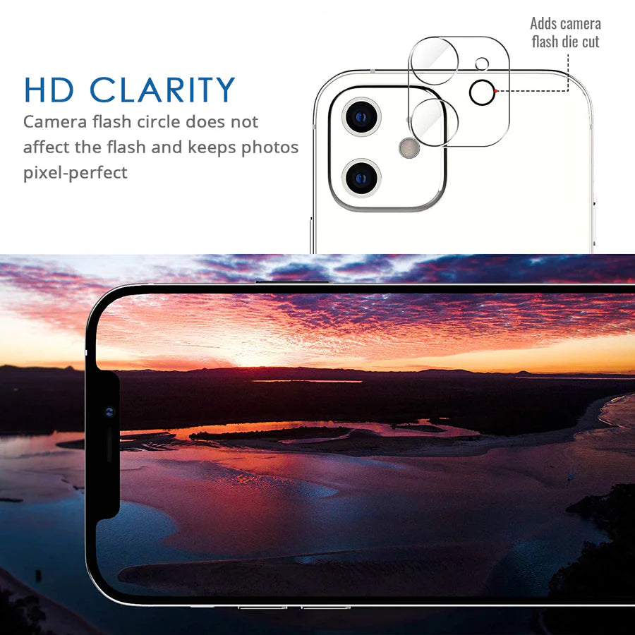HD-Transparenter Kameraobjektivschutz für iPhone