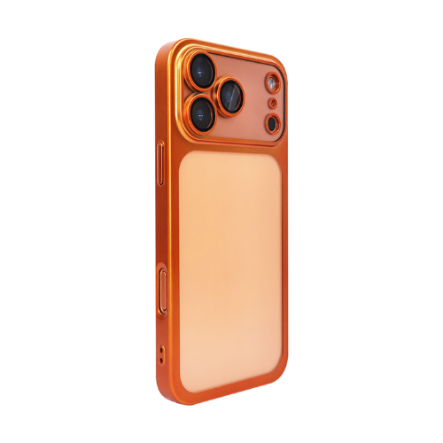 iPhone 17 pro max/17 pro/17 Air/17/16 pro max/16 pro/15 pro max PC33 Half Clear TPU Slim Case