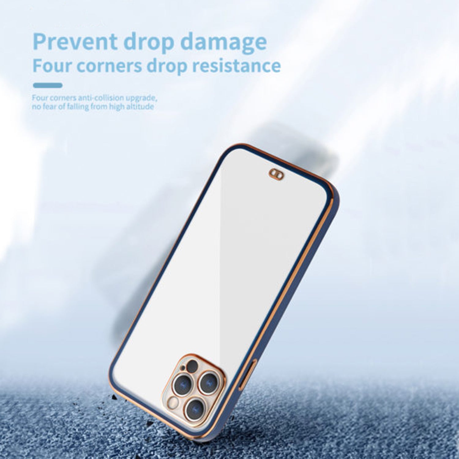 PhoneBits Slim Crystal Clear Magnetic iPhone Case with Camera Lens Protection & Electroplated Eges, TPU Transparent Shockproof iPhone Case Compatible with iPhone Chargers, Protective Wireless Charging Mobile Phone Case for iPhone, Back Case Cover