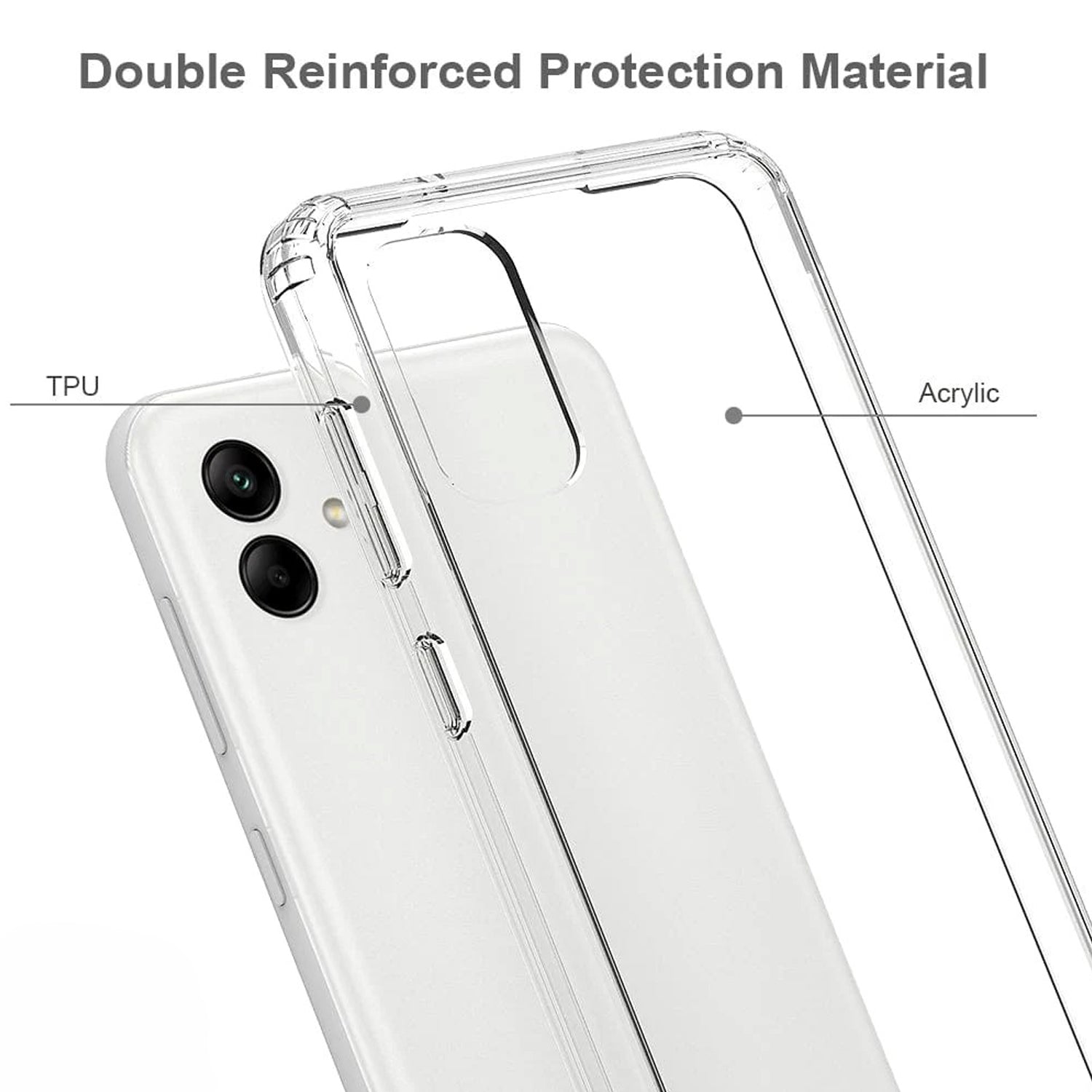 Transparente TPU-Hülle für Samsung A-Serie