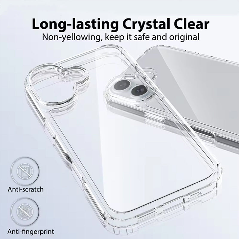 Budi Clear Airbag Design PC+TPU  Protective Case For iPhone