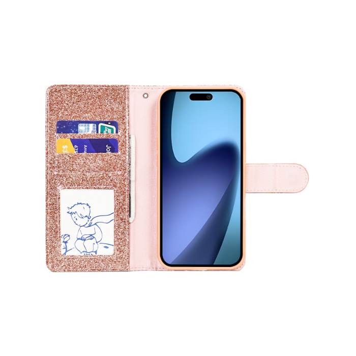 iPhone 17 Pro Max/17 Pro/17 Air/17 Wallet Shiny WC03 Case