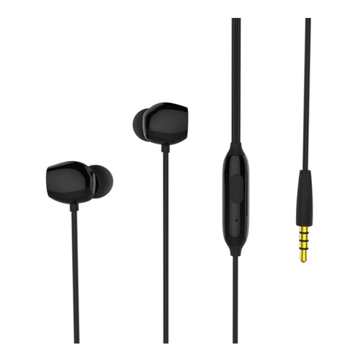 Remax Freisprech-Ohrhörer mit Remote-Musikanruf, kompakter In-Ear-Aux-Bass-Kopfhörer mit Kabel