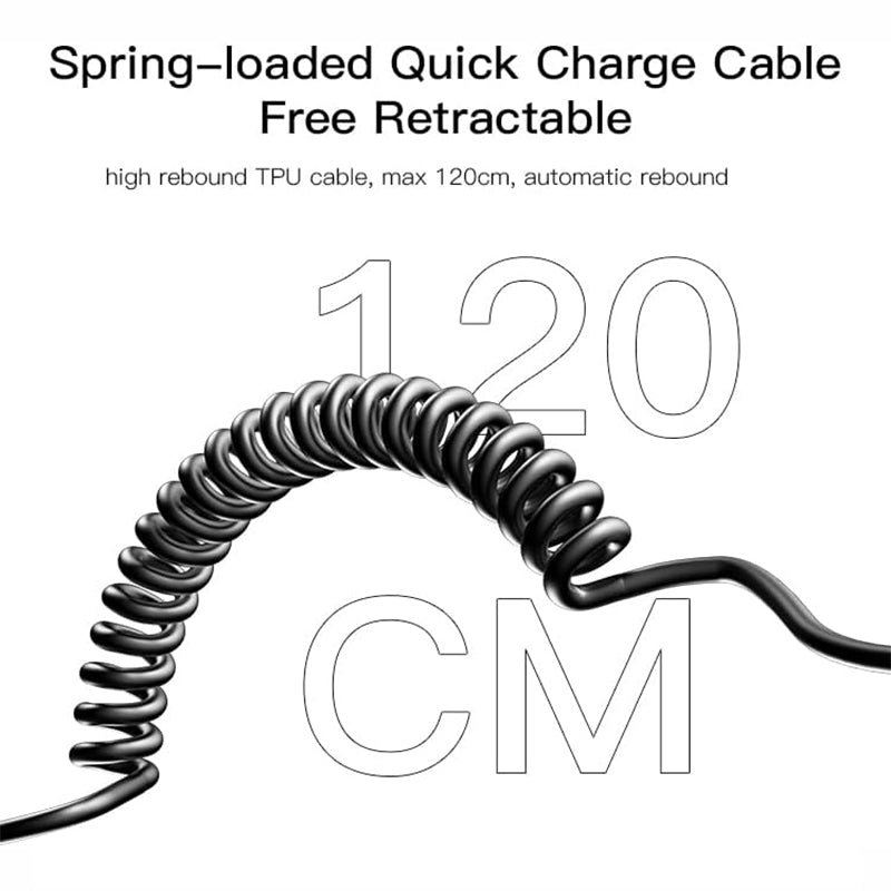 48W 3-in-1 Cables with Dual Ports n-Car Charger