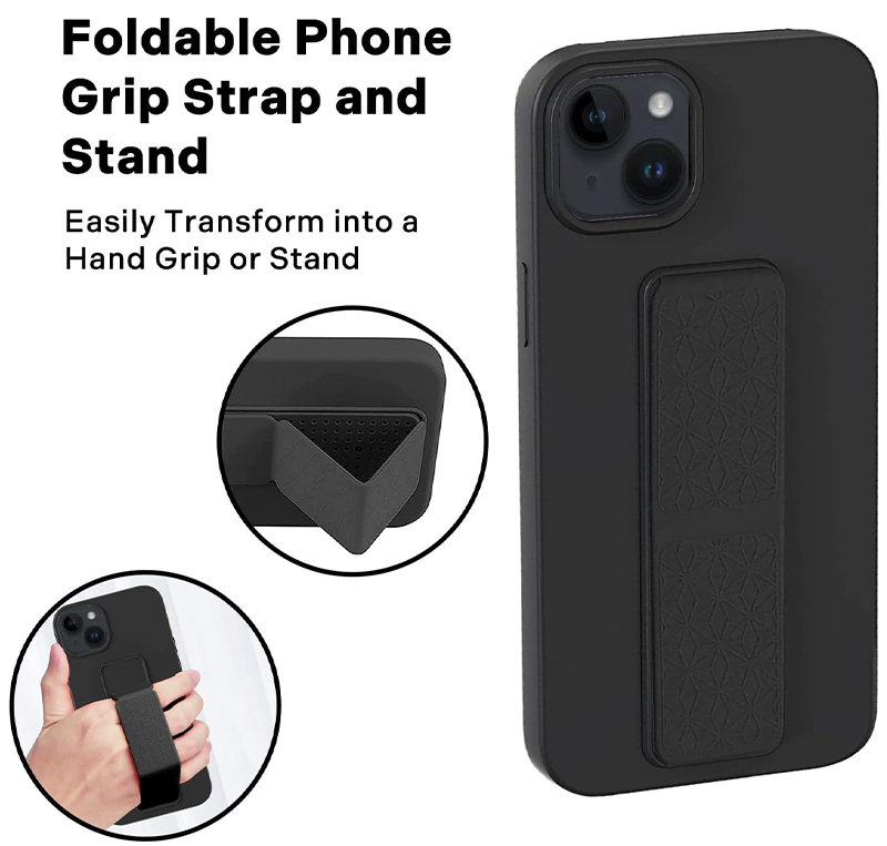 TPU Silicone Rear Case With Built-in KickStand