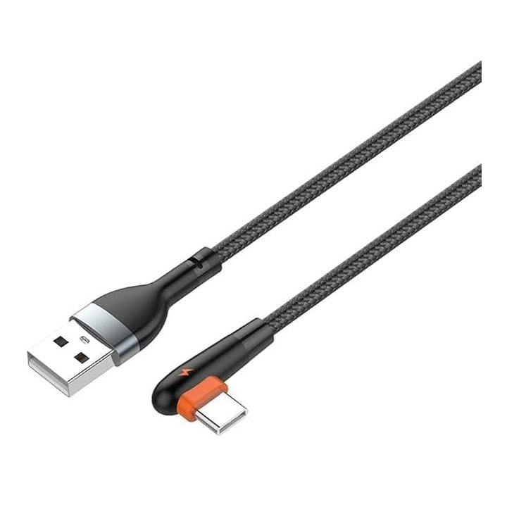 90-Grad-Typ-C-Kabel, rechtwinkliges schnelles Typ-C-Ladekabel, gewinkeltes USB-A-auf-Typ-C-Ladekabel