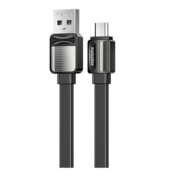 Remax platte micro USB naar USB A snellaadkabel, micro USB snellaad platte kabel