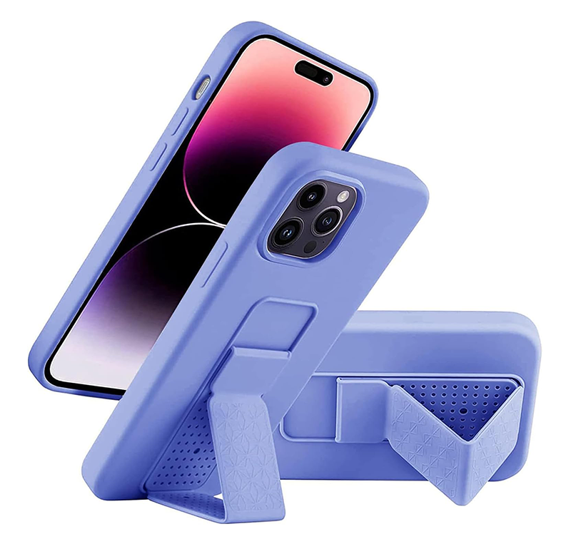 TPU Silicone Rear Case With Built-in KickStand