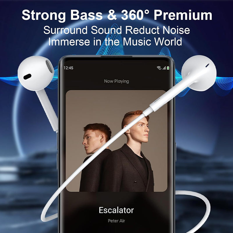 Earldom Stereo Earphone With MIC ET-E43