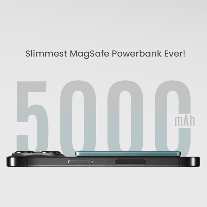 Ultra-Thin MagSafe Wireless Power Bank 5000mAh