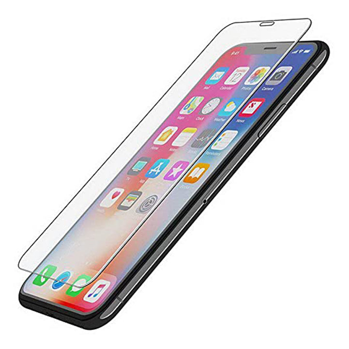 Budi kompatibel mit iPhone 13 Pro Max – 11D schwarzer Displayschutz aus gehärtetem Glas