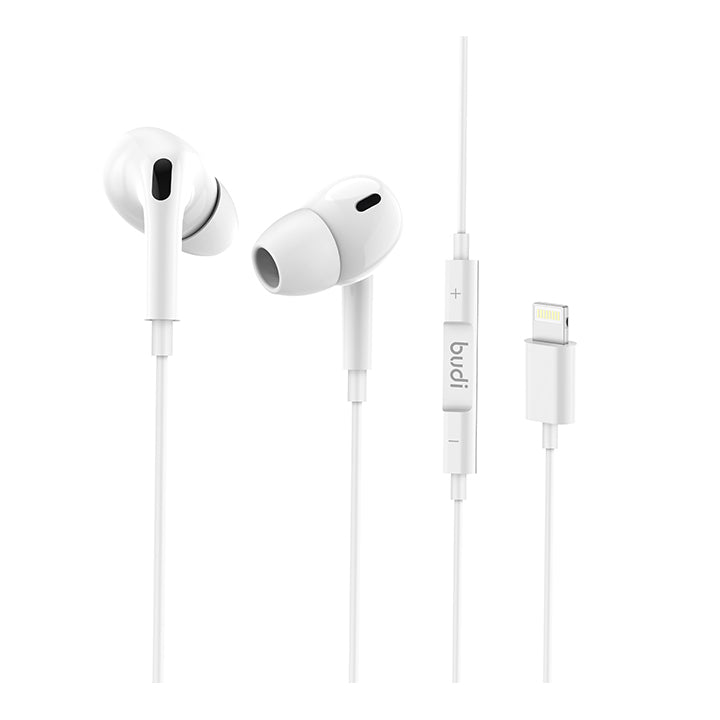 Budi Smart High-Quality Stereo-Bass In-Ear Wired Earphones with Built-In Mic