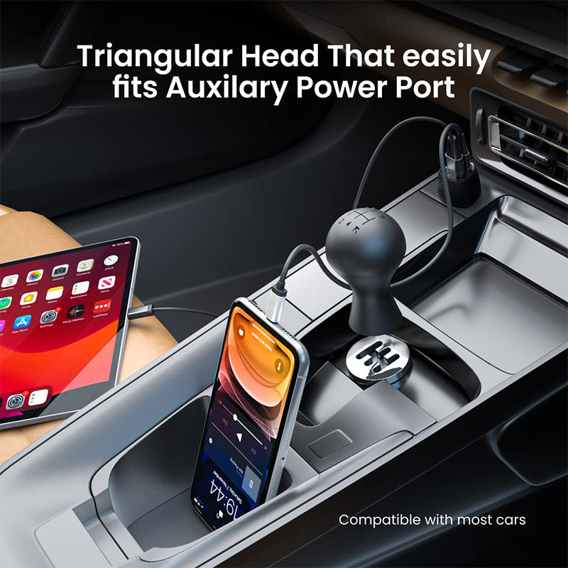 38W USB-A And C QC. In Car Charger