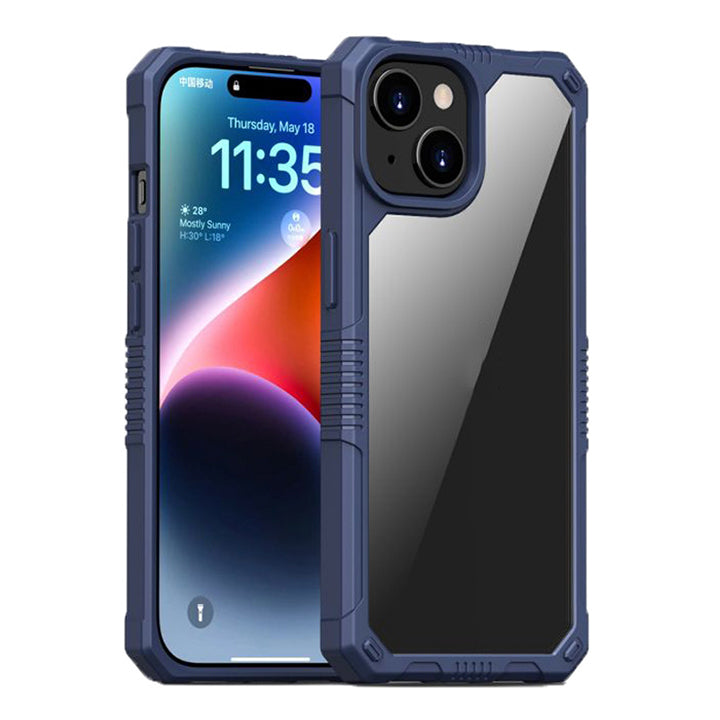 Heavy-Duty Protective Transparent Phone Case for iPhone