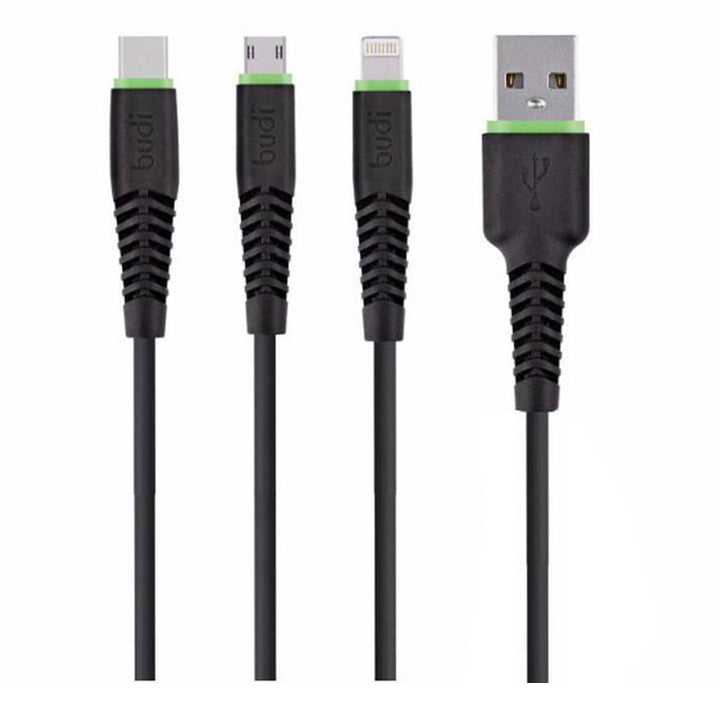 USB-A-Universal-Ladekabel, 3-in-1-Schnellladekabel
