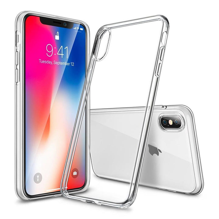 Ultra-Slim Transparent Soft Gel Case for iPhone