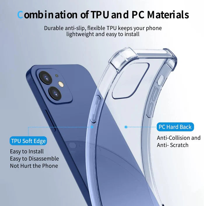 Clear Anti-Shock Armour Cases For  Samsung S Series