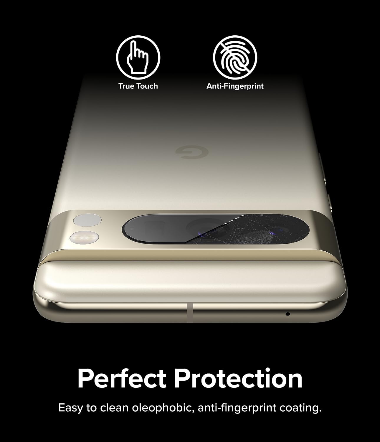 PhoneBits HD Transparency Camera Lens Protector for Google Pixel, Protective Phone Camera Clear Glass, Anti Scratch Google Pixel Camera Lens Protector Cover