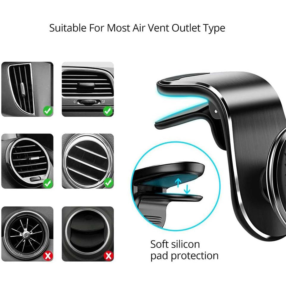 PhoneBits magnetische autotelefoonhouder, ventilatieopening, autohouder