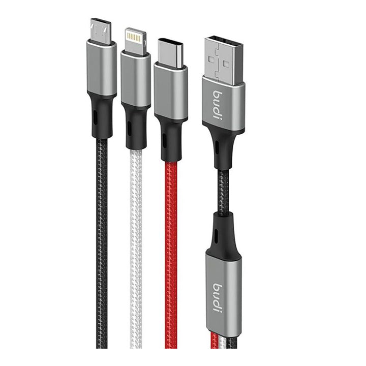 3-in-1-Lightning-Kabel/USB/Typ-C, universelles Ladekabel 
