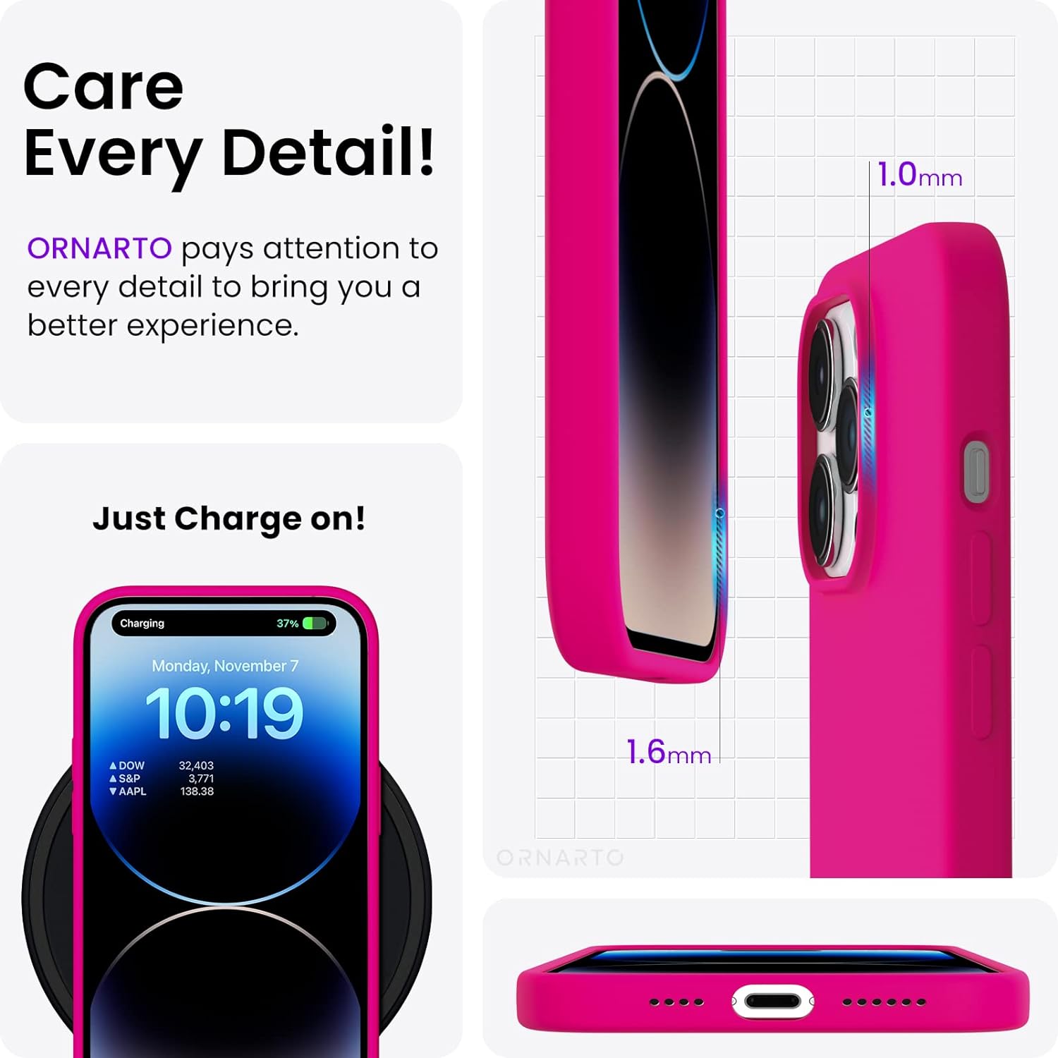 Ultra-Slim Protective Matte Soft Gel Case for iPhone