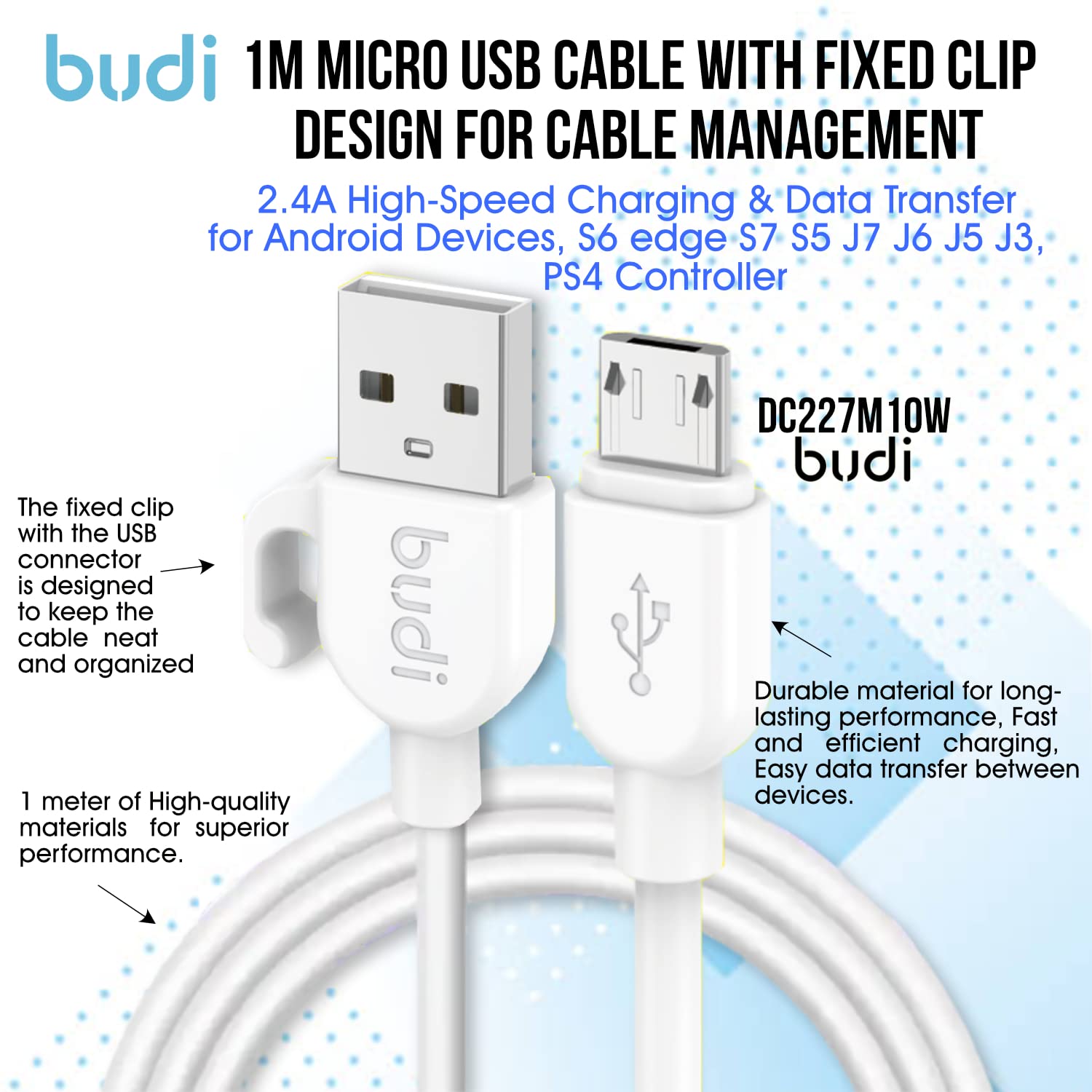 USB to Lightning Charge & Sync Cable, USB to Type C Charge & Sync Cable, USB to Micro Charge & Sync Cable