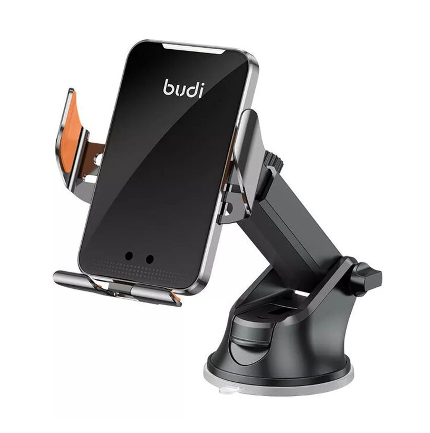 Budi Wireless Charging Car Phone Holder, Dashboard Mobile Phone Holder for Car, Wireless Car Charger, Wireless Charging Mount, Car Phone Mount