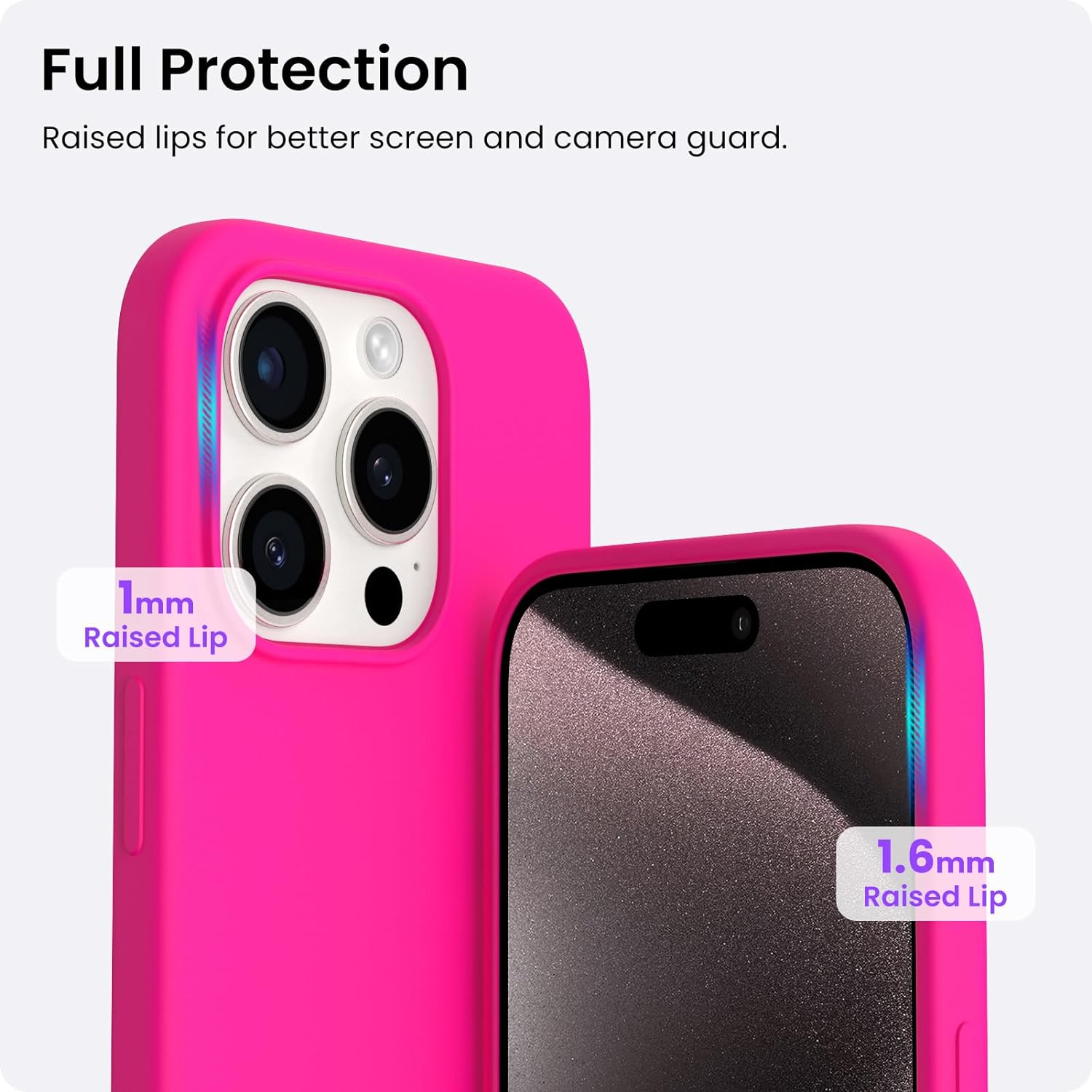 Ultra-Slim Soft Liquid Silicone Protective Phone Case for iPhone