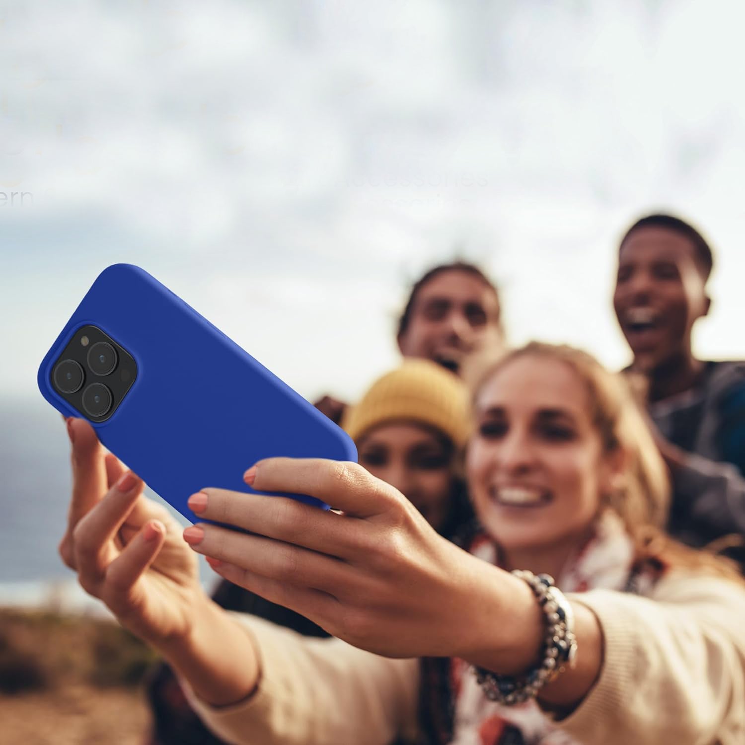 Weiche, matte Silikonhülle für iPhone alle Modelle, Rosa