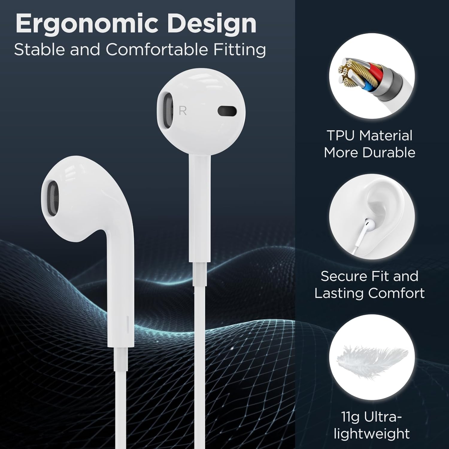 Earldom Stereo Earphone With MIC ET-E43