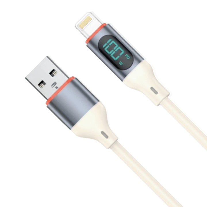USB A auf Lightning 100 W Datenkabel Digitalanzeige, USB A auf USB C 100 W Datenkabel Digitalanzeige,
