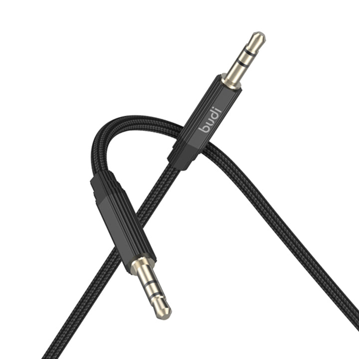 Budi 3,5 mm aux-naar-aux-kabel, 3,5 mm aux-snoer mannelijk naar mannelijk, aux-kabel 3,5 mm extra audiokabel