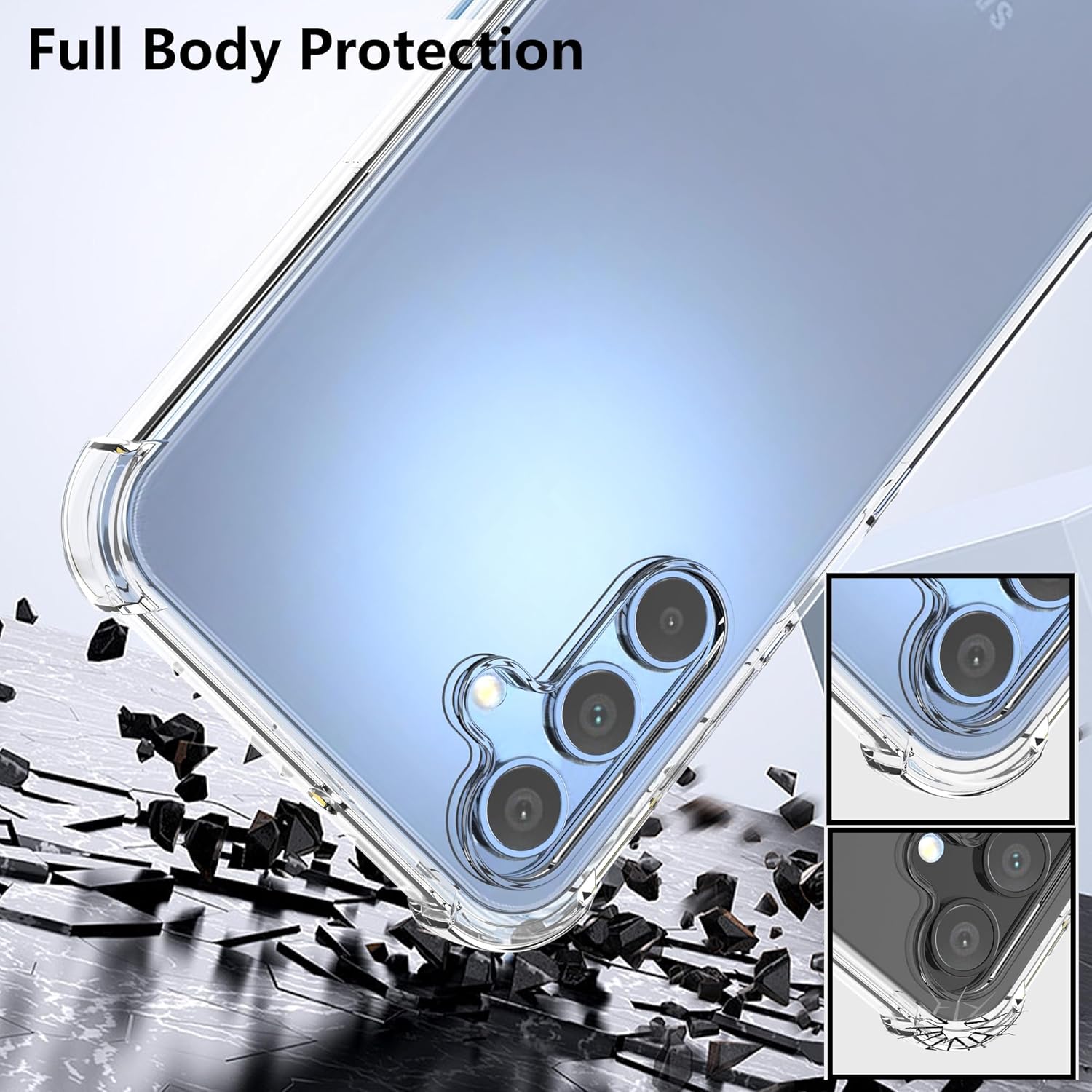 Clear Anti Drop Case For Samsung A Series