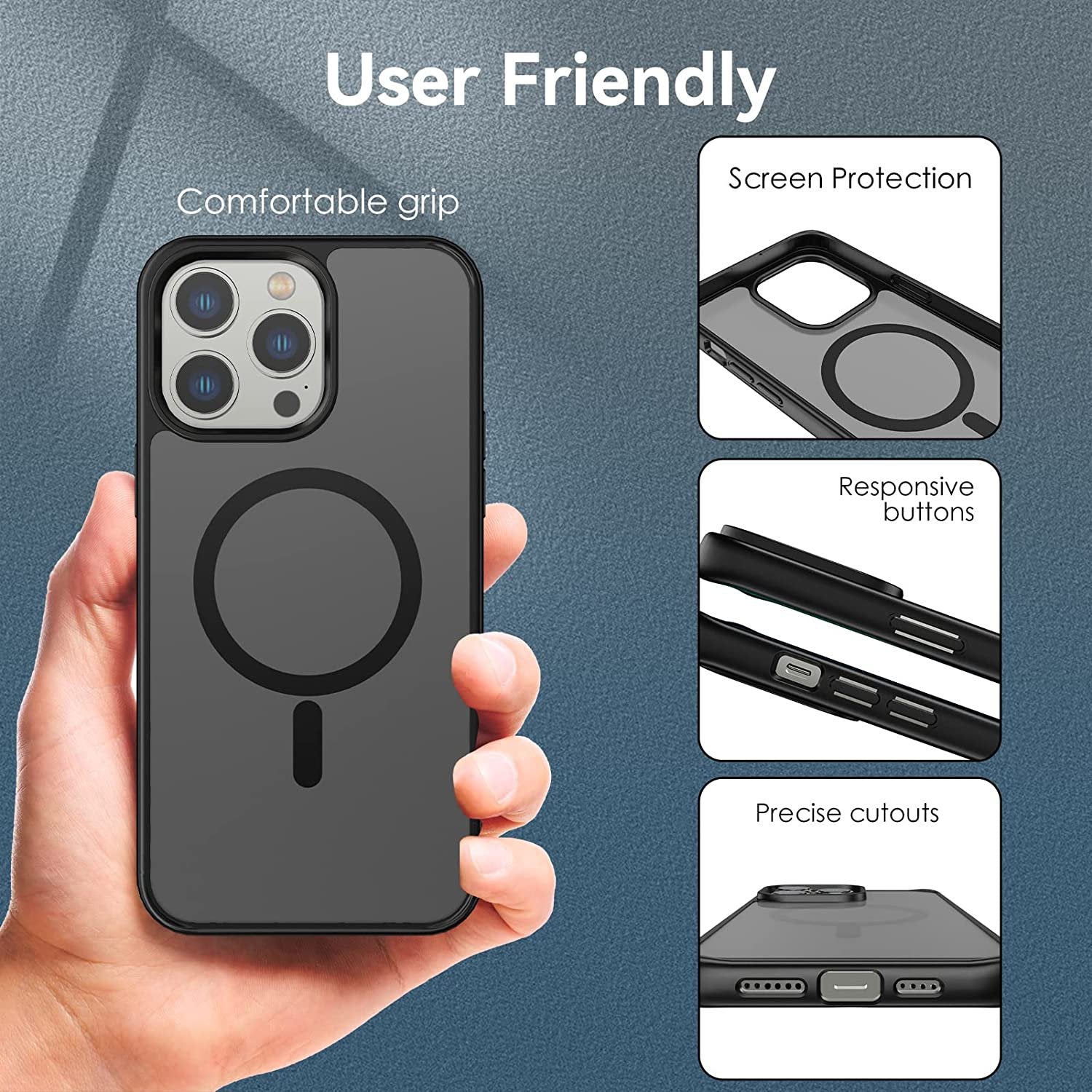 Magsafe Magnetic PC Phone Case For iPhone