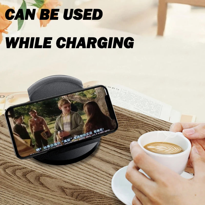 Budi 2 in 1 Wireless Charger, Dual Wireless Charging Dock