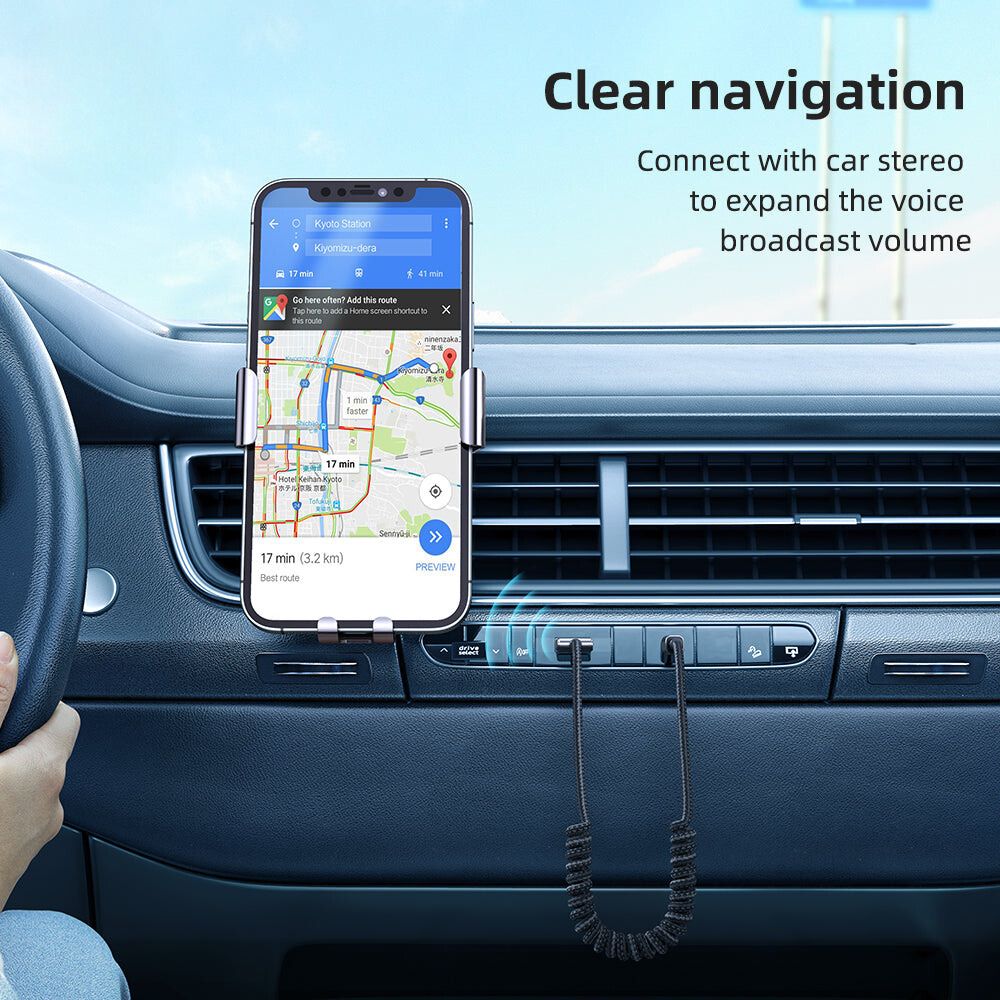 Budi Wireless Audio Adapter, Bluetooth to 3.5mm Auxiliary Audio Receiver