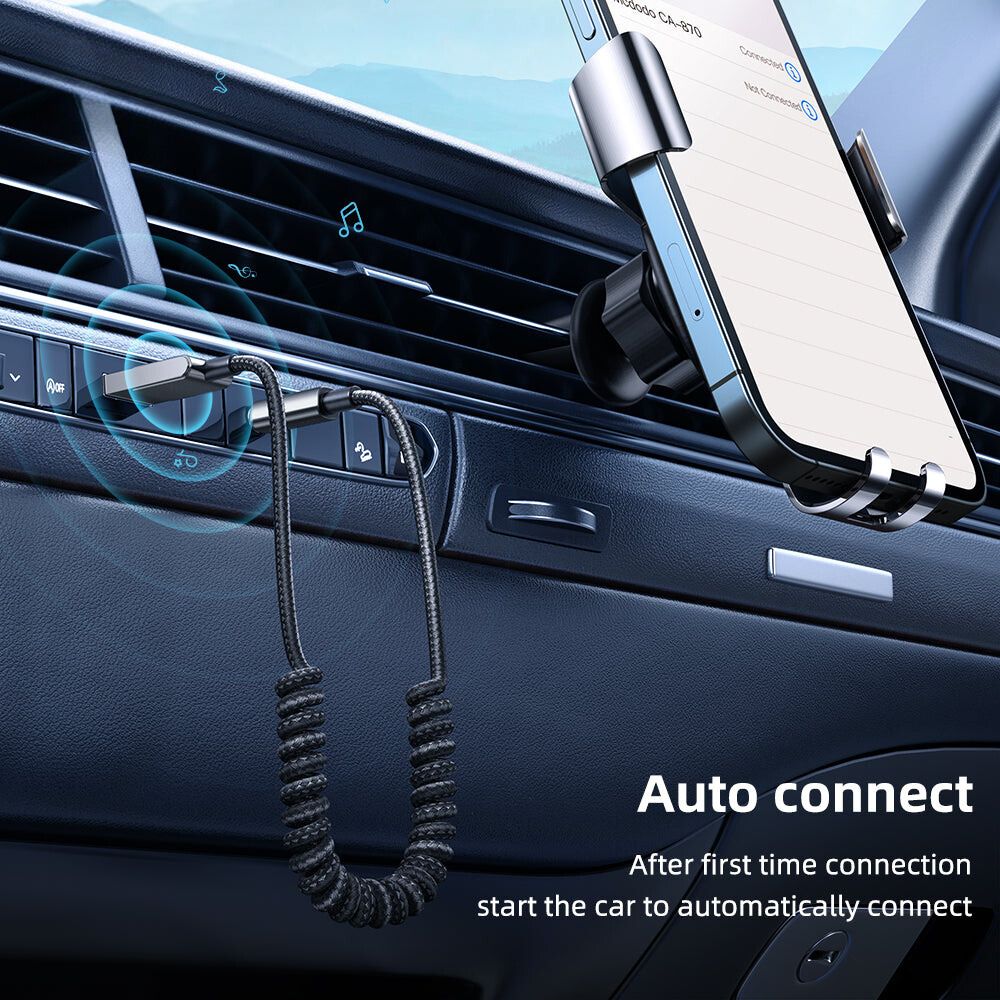 Budi Wireless Audio Adapter, Bluetooth to 3.5mm Auxiliary Audio Receiver
