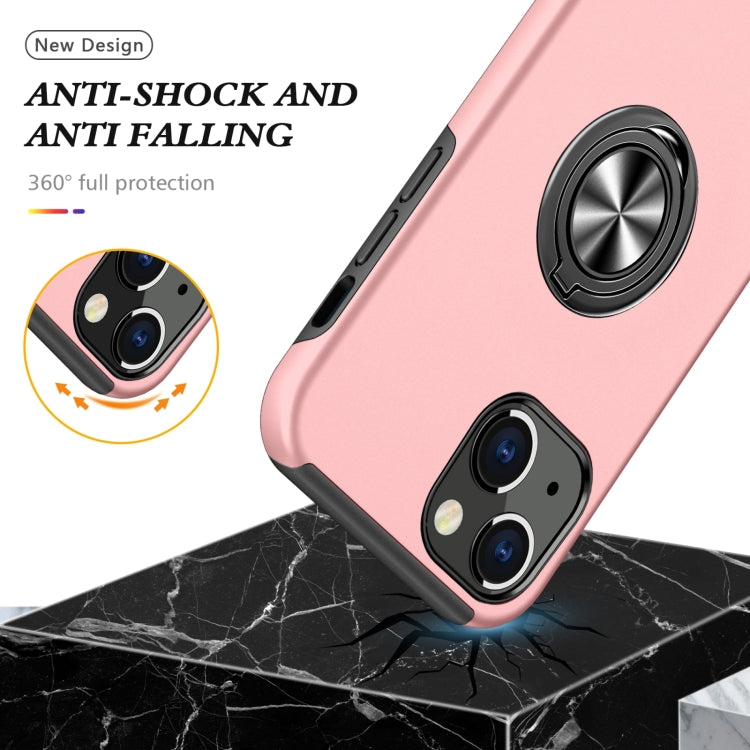 Slim Protective MagSafe Case with Metal Ring Kickstand for iPhone