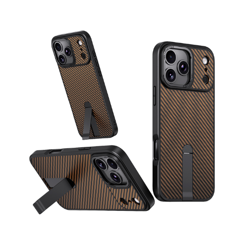 iPhone 17 Pro/17 pro max Carbon Design KickStand PC30 Case