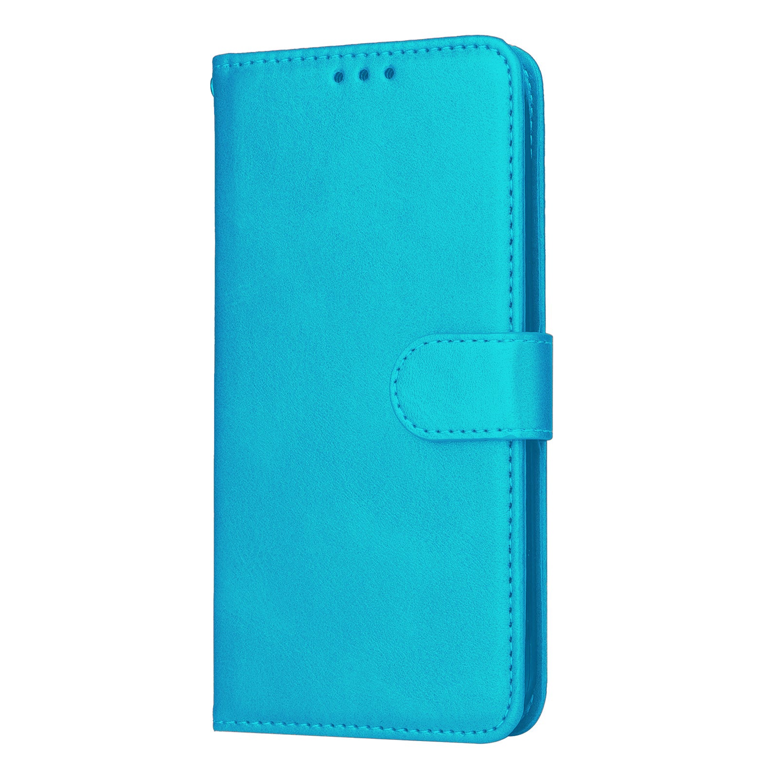 PhoneBits Faux Leather Wallet Flip Case with Card Holder for Samsung S Series, Protective Shockproof Samsung S Series Case with Stand, Samsung S Series Wallet Case, Mobile Phone Card Holder Case, Back Case Cover - Light Blue