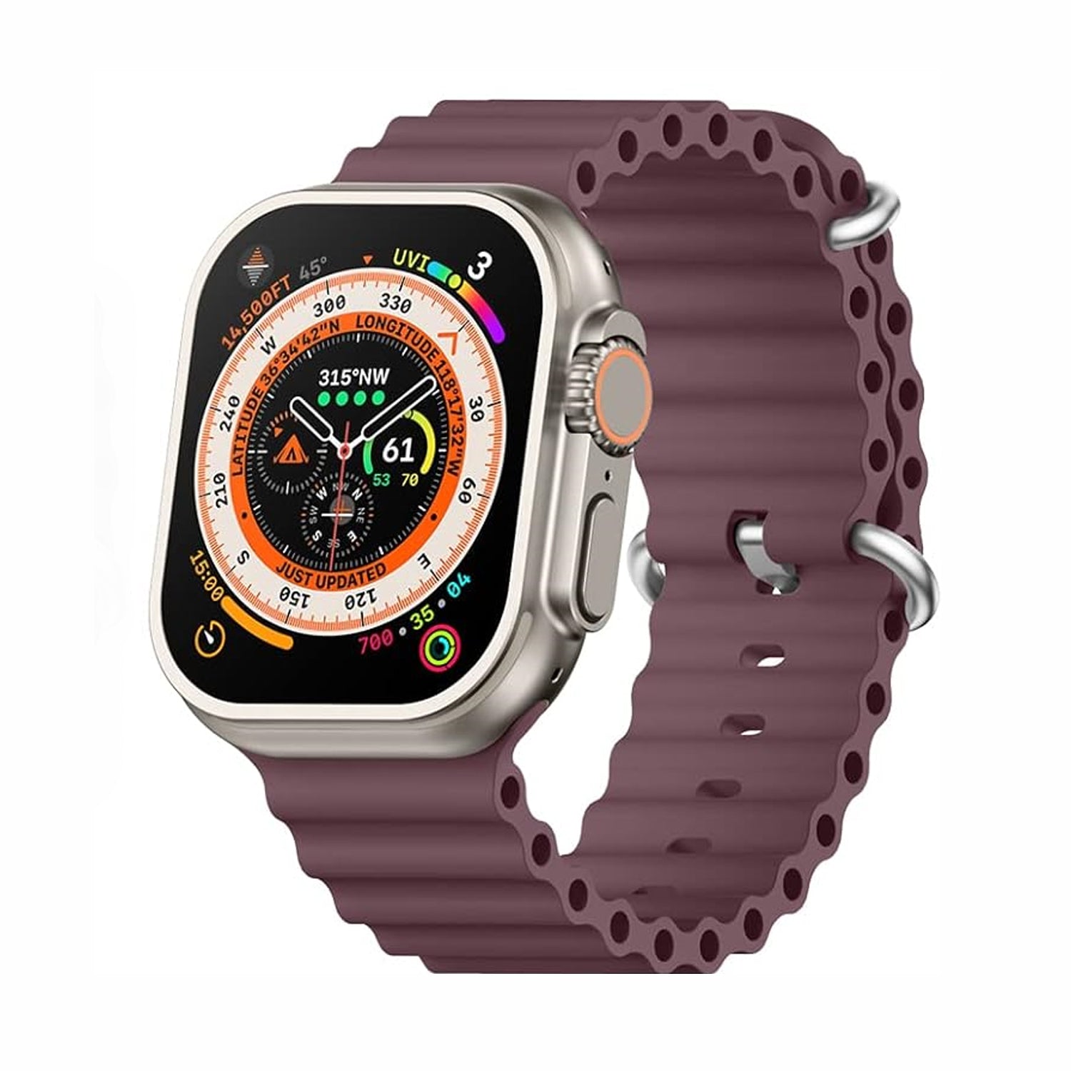 Earldom ET-SW5 Ultra Multifunktions-Smartwatch, wasserdichte Bluetooth-Sport-Smartwatch, kabelloses Aufladen der Smartwatch mit großem Bildschirm 