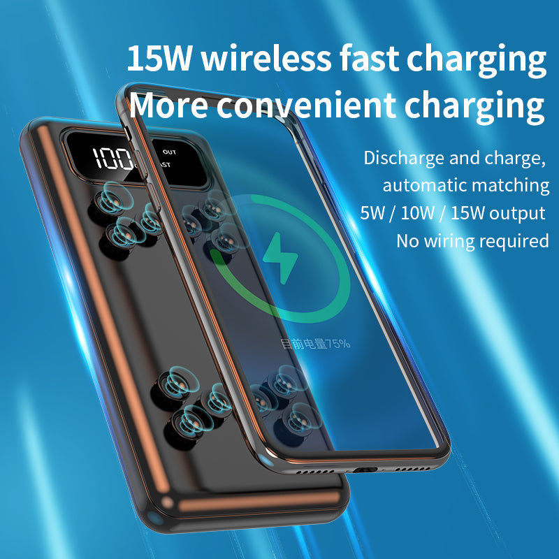 20W Portable Fast Charging Power Suction Cup 10000mAh